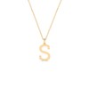 Gelin Letter Necklace in 14K Solid Gold | Small Initial