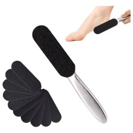 Lima De Pie De Manicura Profesional, Reutilizable, Acero Ino