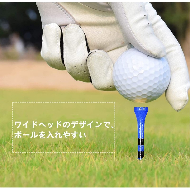 YFFSFDC Golf Tees 3.3 inches (83 mm) Height Adjustable Long