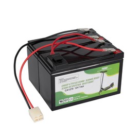 Casil Razor 12 Volt 7Ah Electric Scooter Batteries - Set of 2 Includes New Wiring Harness, Replaces 6-DW-7