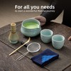 TEANAGOO Matcha Whisk Set 7pcs+2Cups(7.2oz),Ceramic Matcha Set,Matcha Kit for Ceremony,Matcha