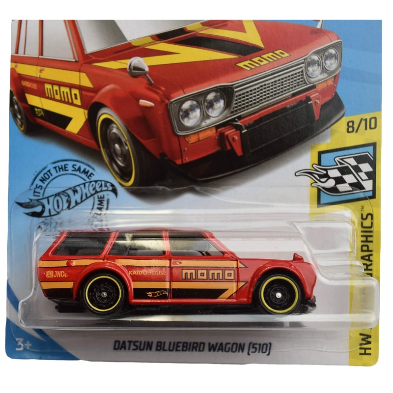 Hot Wheels Datsun Bluebird Wagon (510) 146/250, red