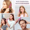 Leinuosen 3 Pcs Triple Teasing Comb for Women Plastic Rat