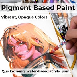 KARIN Pigment decobrush Nature Colors Collection, 29C3, 12 pieces (1 pack)