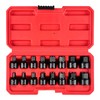 WETT 3/8-Inch Drive Low Profile Impact Hex Driver Set, 16-Piece