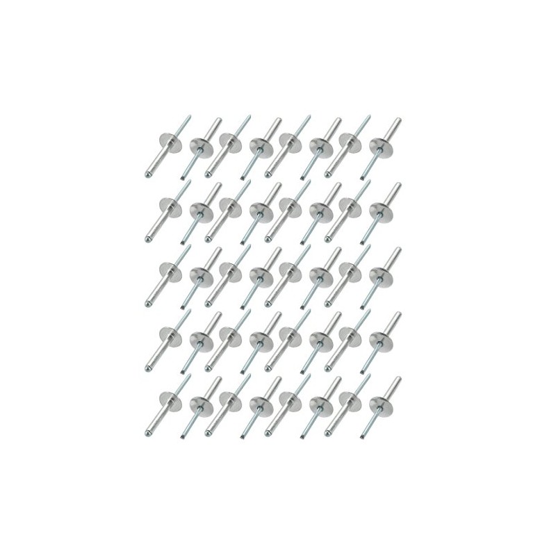 Sourcingmap 40 Pcs 5mm x 30mm Aluminum Open End Large