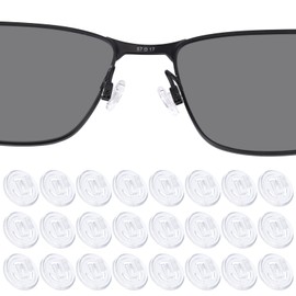 DROGO 12 Pairs Soft Silicone Replacement Nose Pads for Maui Jim Baby Beach/Kahuna/Kawika/Mahina/Wiki Wiki; for Oakley WireTap/Whisker/Crosshair 2.0 OO4044/Half Wire 2.0 Eyeglasses/Sunglasses