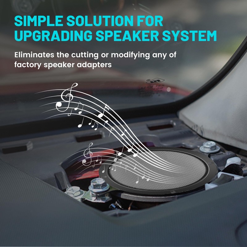 NuIth Dash Speaker Harness Connector fit for 2012-2020 Toyota Corolla/Camry/RAV4/Sienna/Highlander,