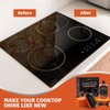 AWEASROY Glass Stove Top Cleaner Kit 12 oz, Cooktop Cleaner