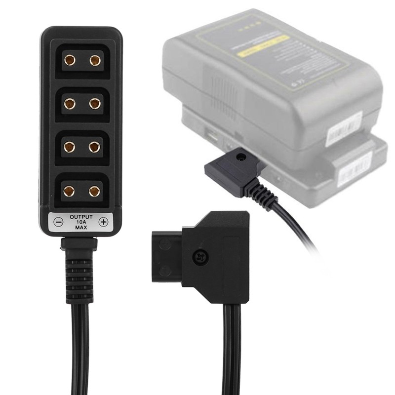 Photography Power Supply Camera 1 to 4 D tap Splitter