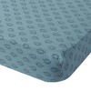 Printed Bamboo Fitted Sheet, Iris, 160 x 200 cm, Origin