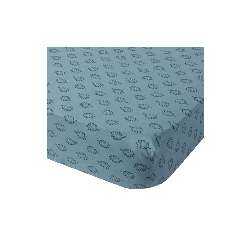 Printed Bamboo Fitted Sheet, Iris, 160 x 200 cm, Origin