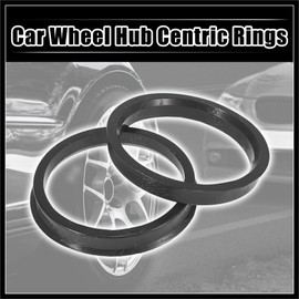 Hihaha 4pcs 63.4mm to 72.6mm Car Hub Centric Rings Wheel Bore Center Spacer Long-Lasting