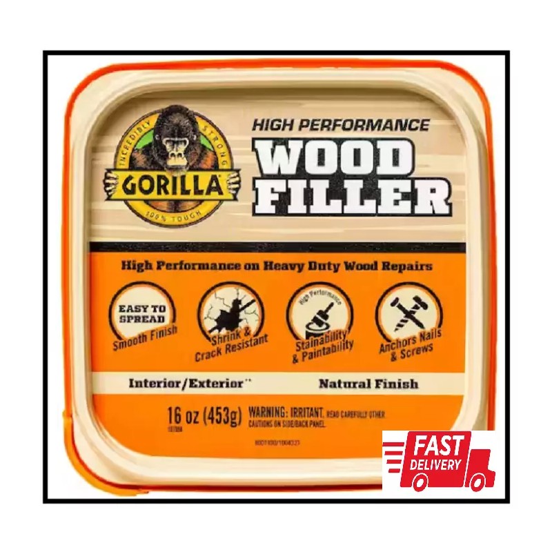 Gorilla 16 Oz. Natural Wood Filler Tub