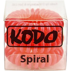 Kodo RED Hair Bobble Pack of 3, Pain Free Hair Band, Reduces Split Ends