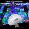 KHGUZ 2PCS USB LED Car Interior Atmosphere Lamp, 5V RGB