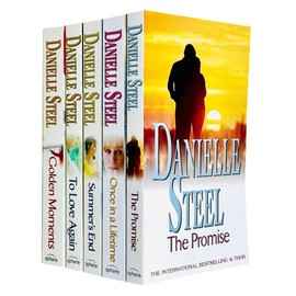 Danielle Steel Collection 5 Books Set (To Love Again, Once In A Lifetime, The Promise, Summer's End, Golden Moments)