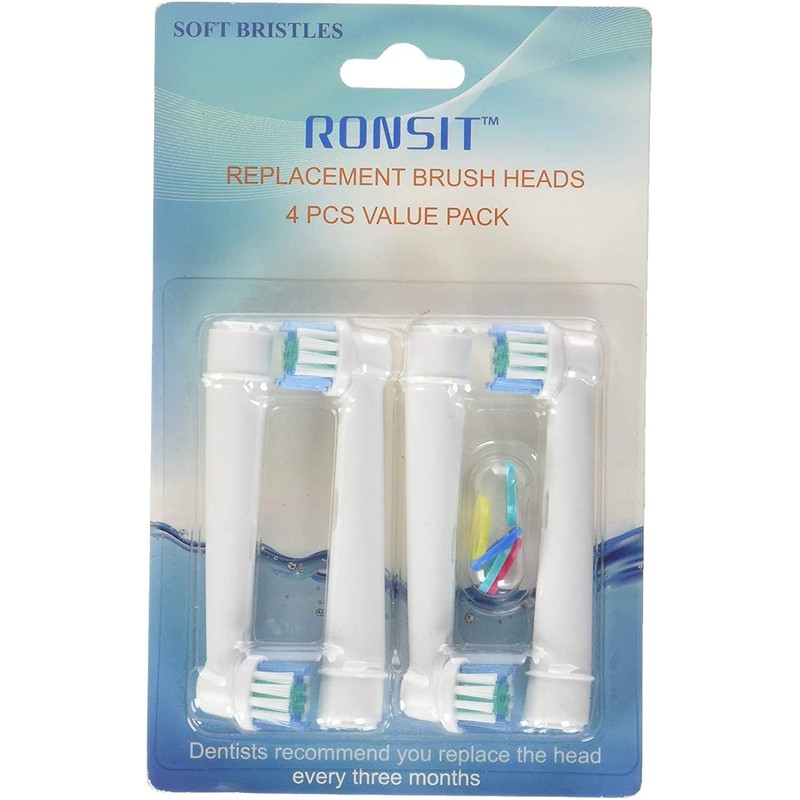 4 pcs Replacement Brush Heads Compatible with Oral-B Electric Toothbrush