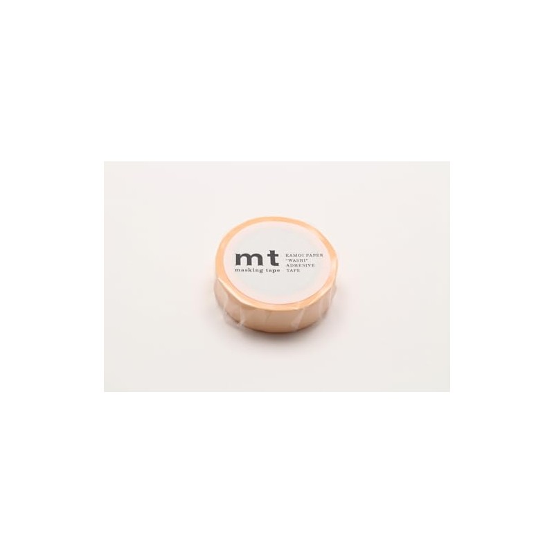 Masking Tape (MT) 1.5 cm plain pastel orange