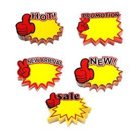 Pack of 250 Sale Tags for Retail Cards Sale Signs Promotional Sales Tag Cards for Clothing & Accessories