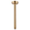 10 Inches Ceiling Mount Shower Arm and Flange, Champagne Bronze