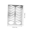 Beavorty eyebrow practice stencil eyebrow shape practice mold mouth make