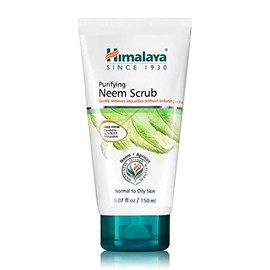Himalaya Herbals Purifying Neem Scrub, 100gm Exfoliante y Purificador Facial para Piel Normal a Grasa                                                 