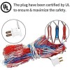 PUHONG (New) American Flag Lights, 420 LED USA Flag Net