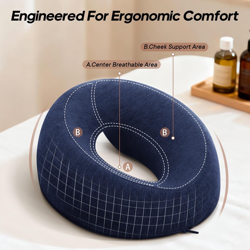 Breathe Easily Face Down Massage Pillow for Beauty Salon SPA