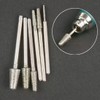 10 Pcs Ball Nosed Cone Shape Diamond Burr - 3/32