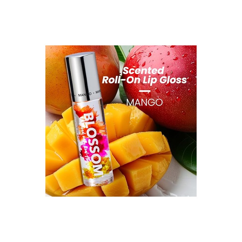 Blossom Roll On Lip Gloss - Mango