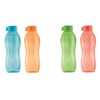 Tupperware Eco Primavera Bebidas Botella 500 ml 4-pc Set vasos