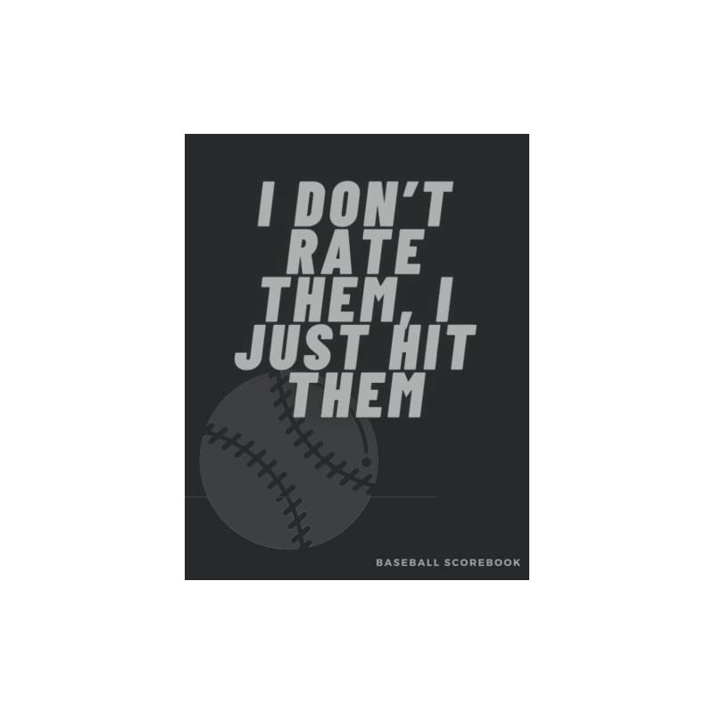 Baseball Scorebook: Simple Baseball Journal Notebook for Coaches and Baseball