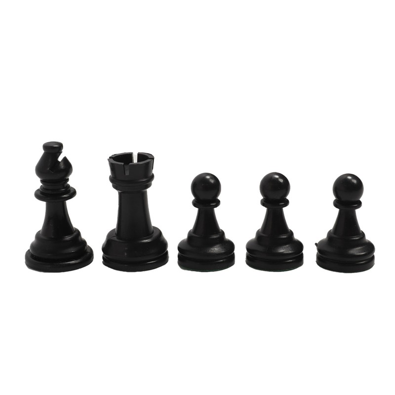 Chess Checkers Set 13.8in Board 2 in 1 Anti Slip