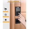 Tinewa 1 Pack Smart Keyless Entry Fingerprint Deadbolt and Handle