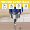 Mardatt 301Pcs M3.2 x 15/25/40mm Countersunk Flat Head Machine Screws