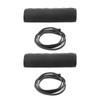 Motorcycle Hand Grip Cover Fiber Simulated Leather Anti Slip Retro