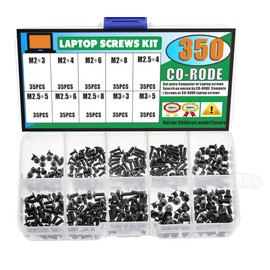 CO RODE ノートパソコン用ネジ350個 ノートブックコンピュータスクリューキットセット IBM HP Dell レノボ サムスン ソニー 東芝 ゲートウェイ用