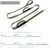 BTINESFUL 8ft Dog Leash with 3 Handles, Triple Handle, Reflective,