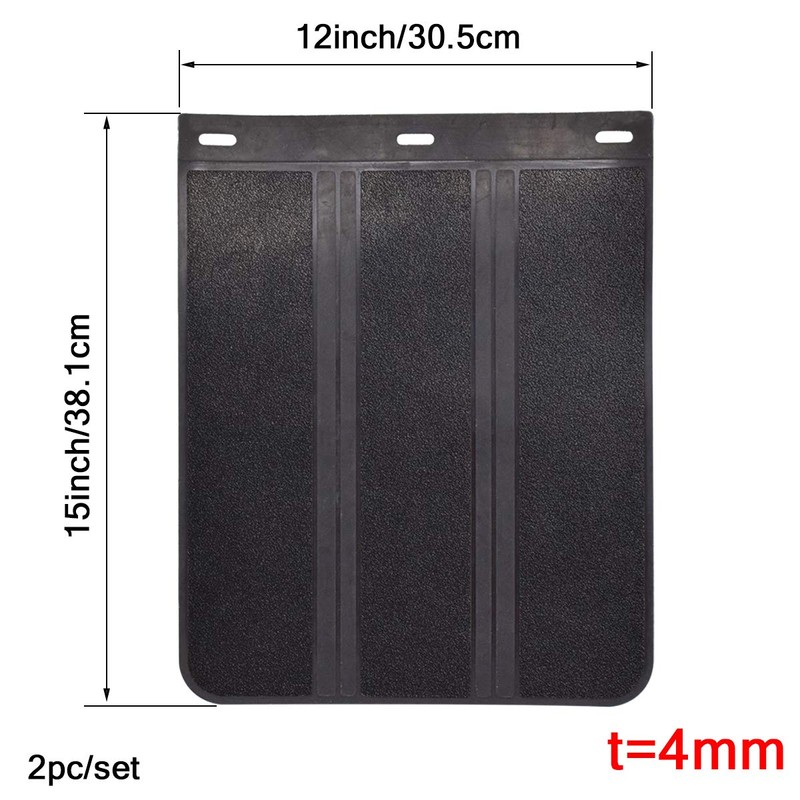 2pcs/Set Universal Heavy Duty Rubber Mud Flaps Car Pickup SUV