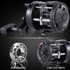 Sougayilang Round Baitcasting Fishing Reel,Saltwater Inshore Surf Trolling Reel,Conventional Reel