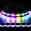 Fiveda Light Up Dog Collar, USB Rechargeable 6 Modes, Waterproof