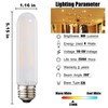 Leools T10 Led Frosted Bulb, 8W Dimmable Tubular LED Light