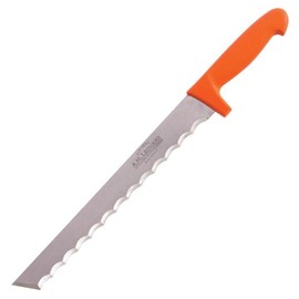 A.M. Leonard Stainless Steel Cut-All Knife with Wavy Edge (13-Inch Blade)