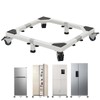 ANBase Heavy Duty All Steel Fridge Stand with Wheels Mobile