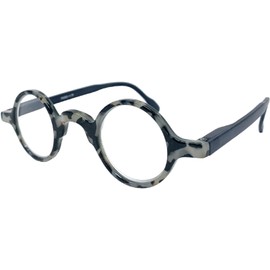 Incredible Bargains The Professor, Plastic Round Style Reading Glasses + 2.75 Black Tortoise