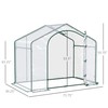Outsunny 6' x 3' x 5' Portable Walk-in Greenhouse, Plastic