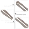 jojofuny 2pcs Mini Titanium Alloy Tweezers for Outdoor Activities Precision