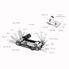 Topeak Ninja Master+ Toolbox T20 Mini Tool Made of Steel