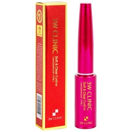 3W Clinic Soft Clear Eyeliner 7ml - Waterproof 6ea